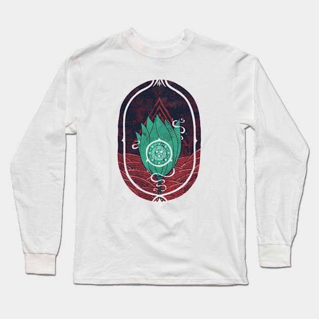 Pulsatilla Patens Long Sleeve T-Shirt by againstbound